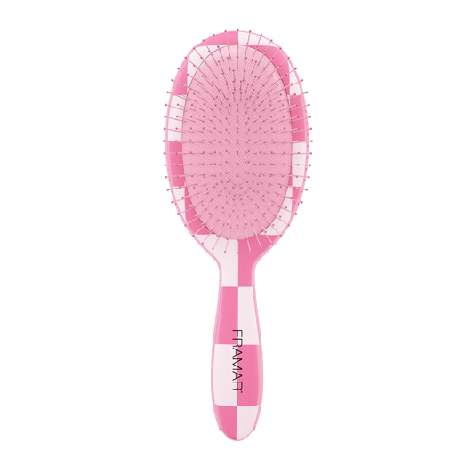 Framar Detangle Brush - Checked Out Pink