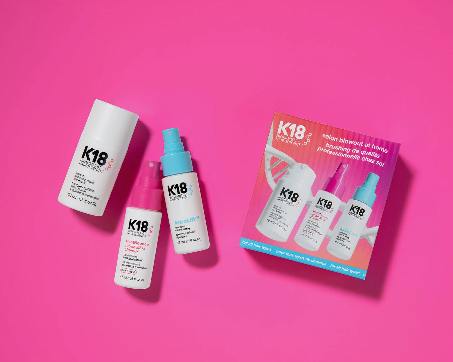 K18 Salon Blowout at Home Kit