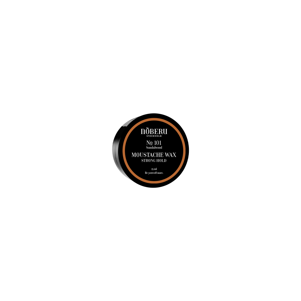 Noberu Moustache Wax Strong Hold Sandalwood 25 ml
