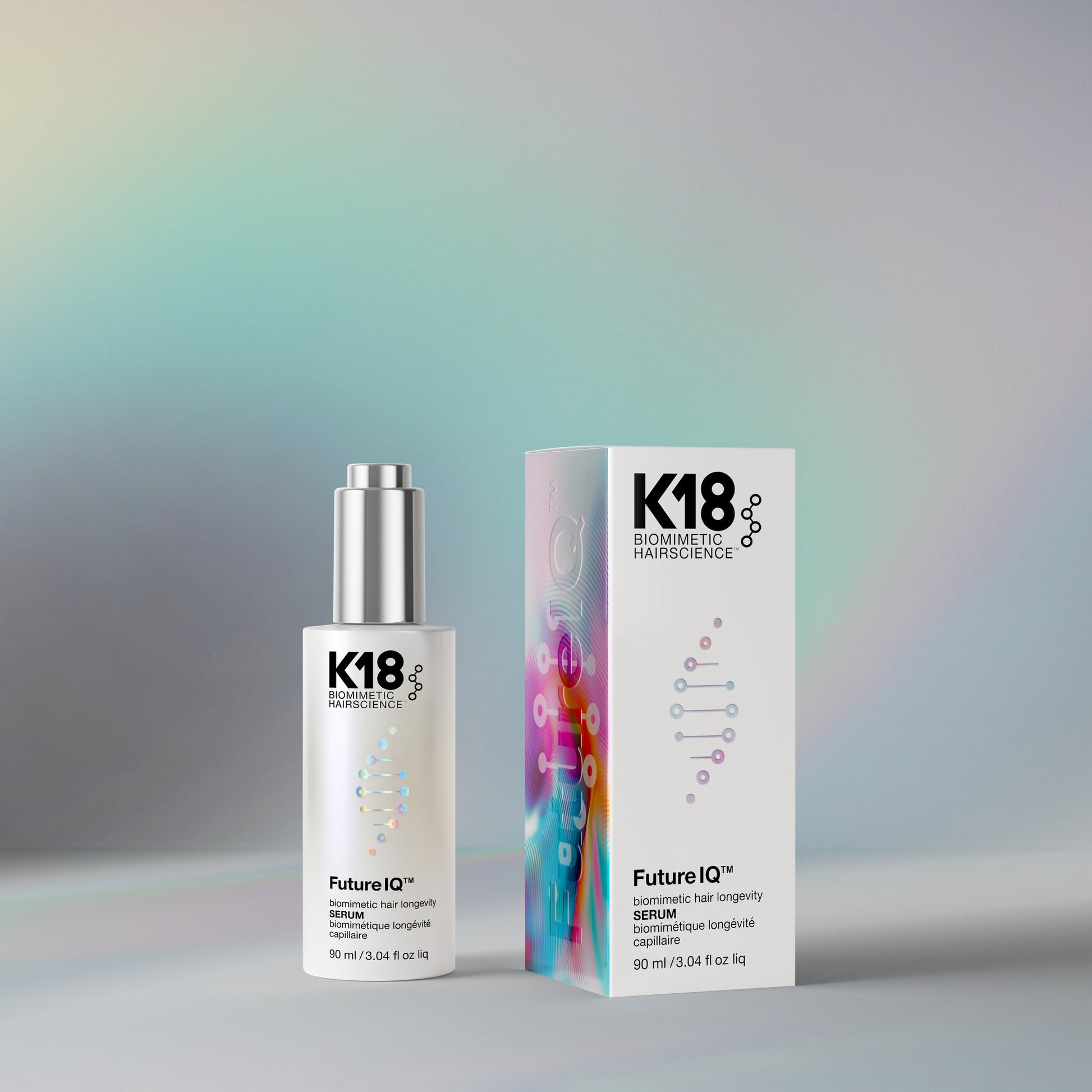 K18 FutureIQ Serum mit Verpackung