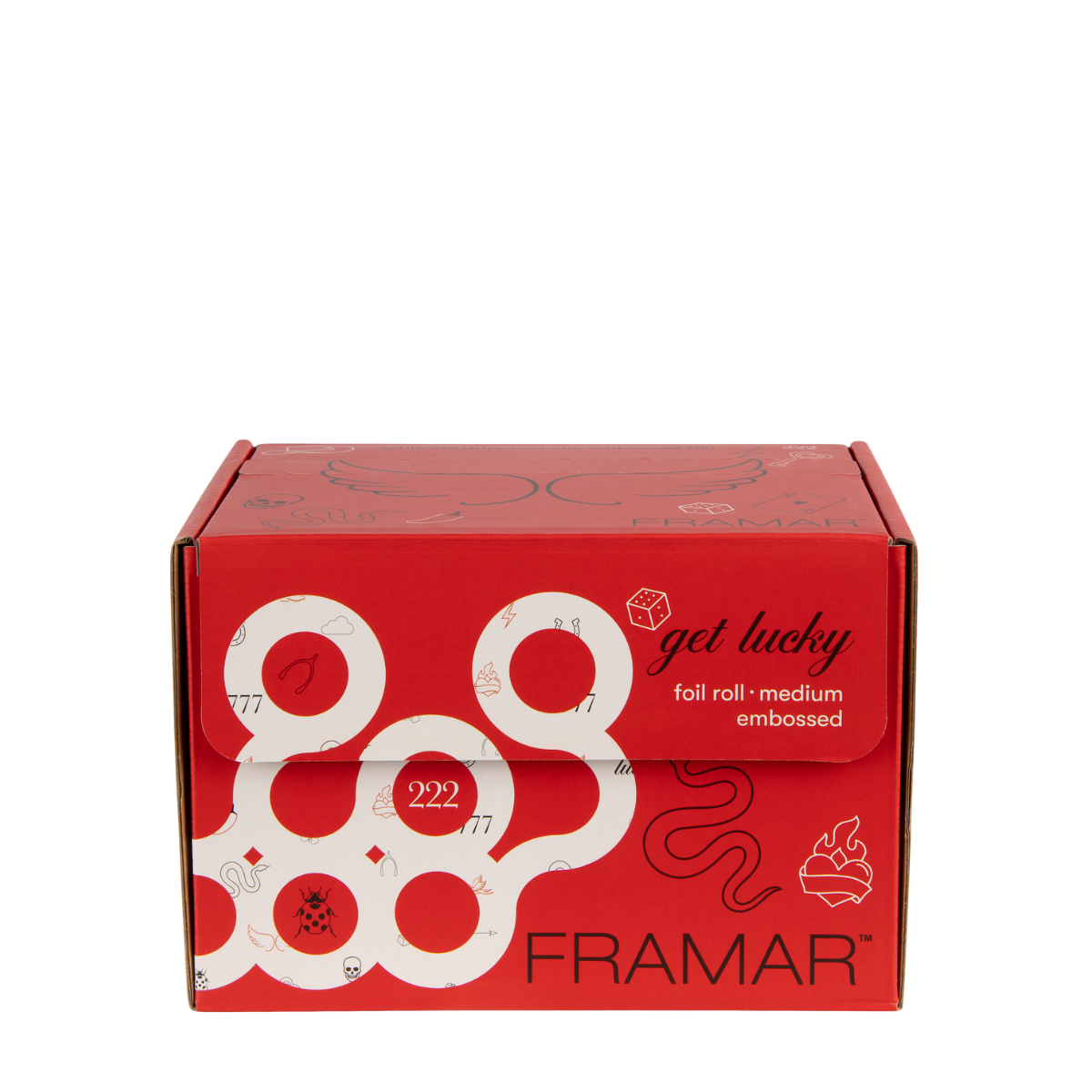 Framar Embossed Roll Medium Get Lucky (320ft)