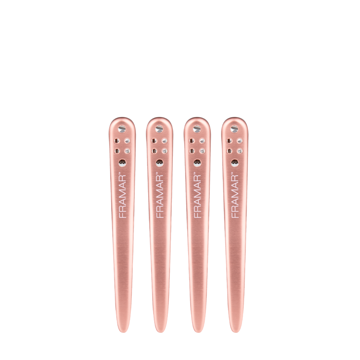 Framar Big Bite Clips Rose Gold