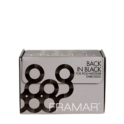 Framar Embossed Roll Medium Black (320ft)
