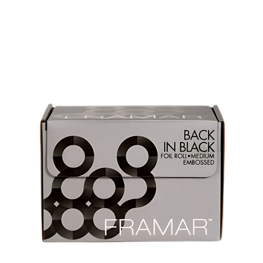 Framar Embossed Roll Medium Black (320ft)