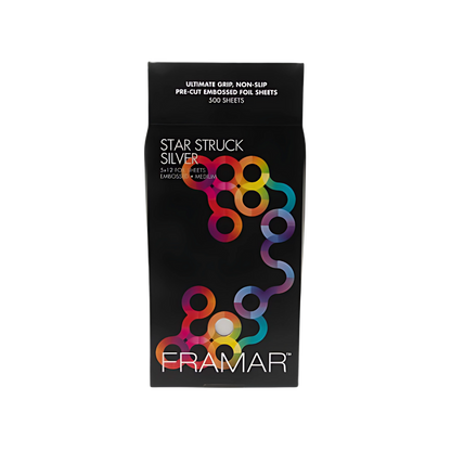 Framar 5x12 Pre-Cut Embossed Medium Silver (500ct)