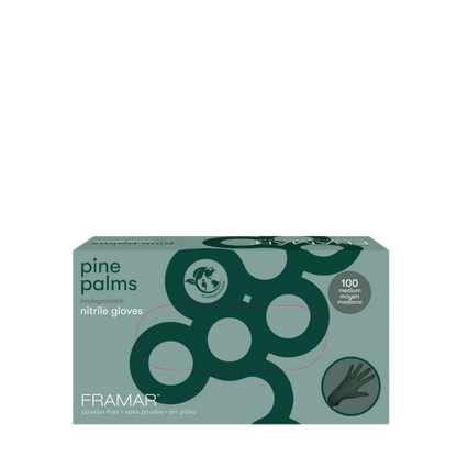 Framar Pine Palms Nitrile Gloves Medium
