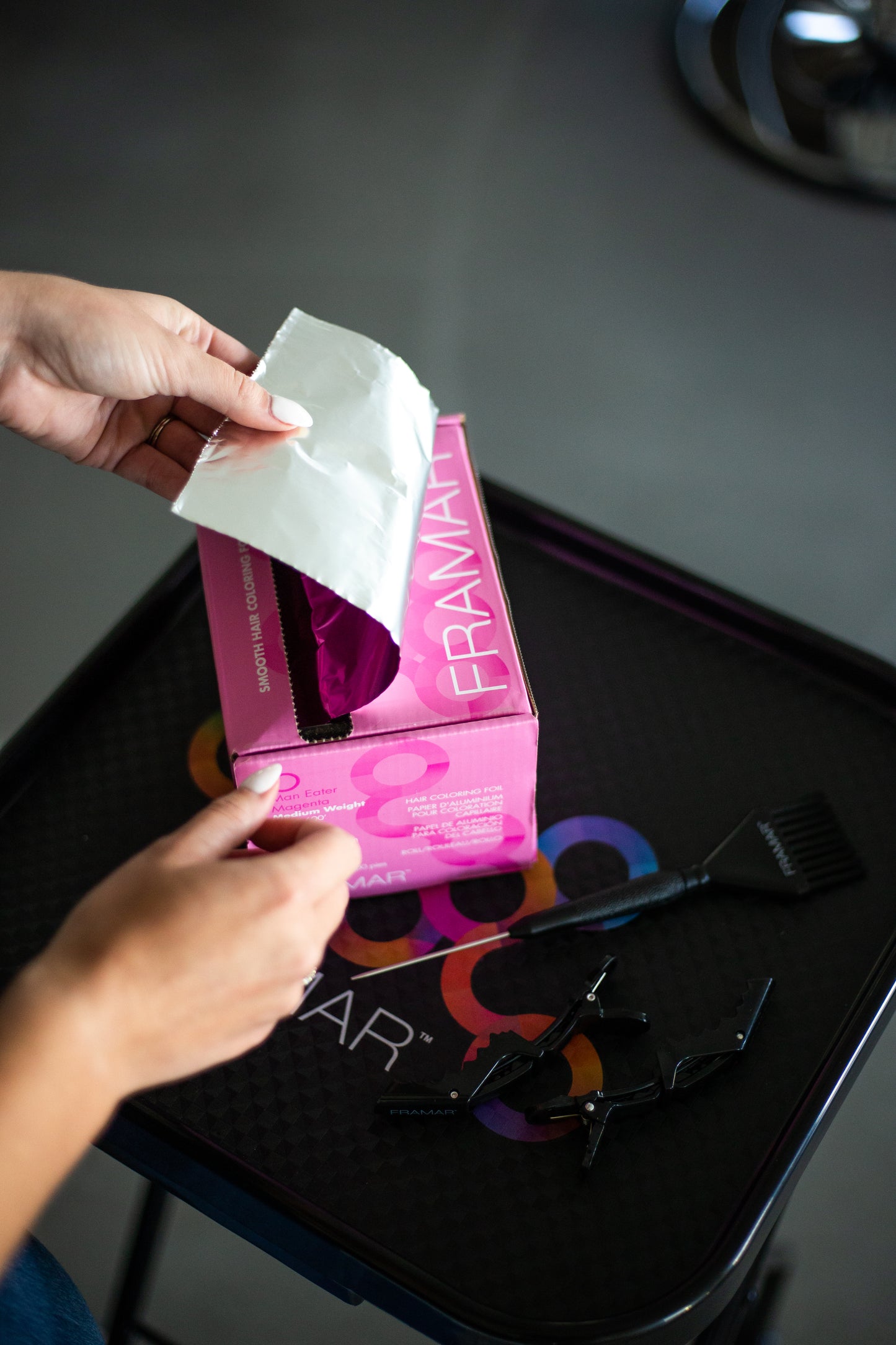 Large Roll Medium Magenta 1600 ft.