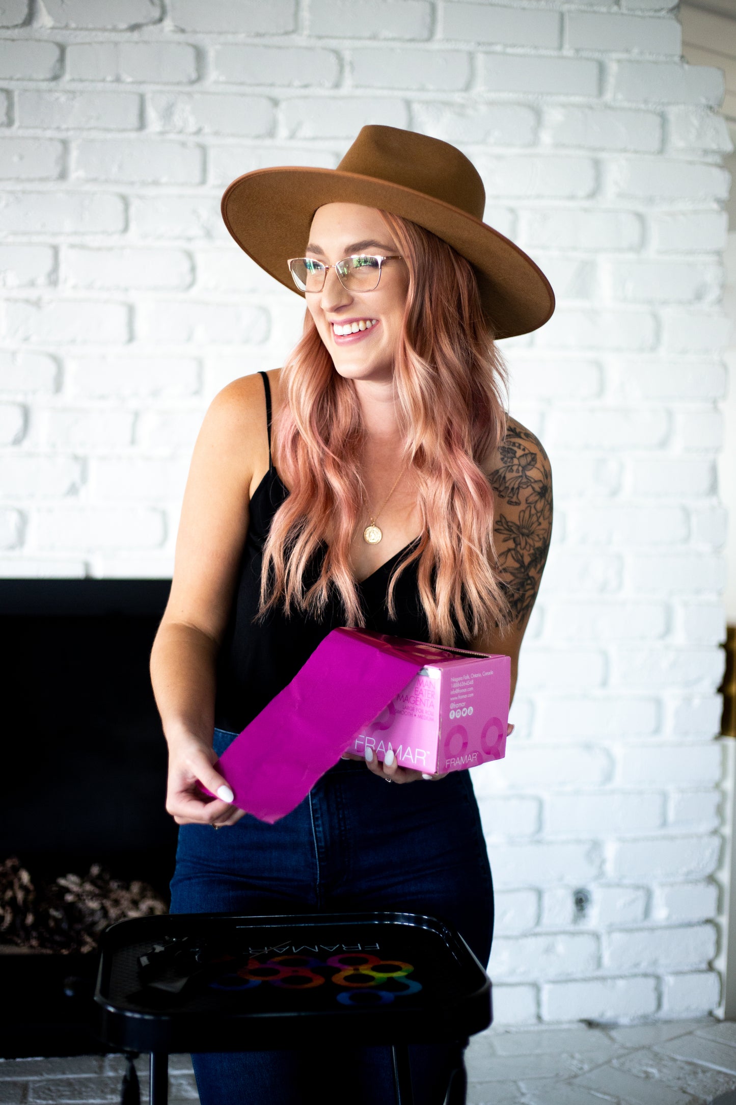 Large Roll Medium Magenta 1600 ft.