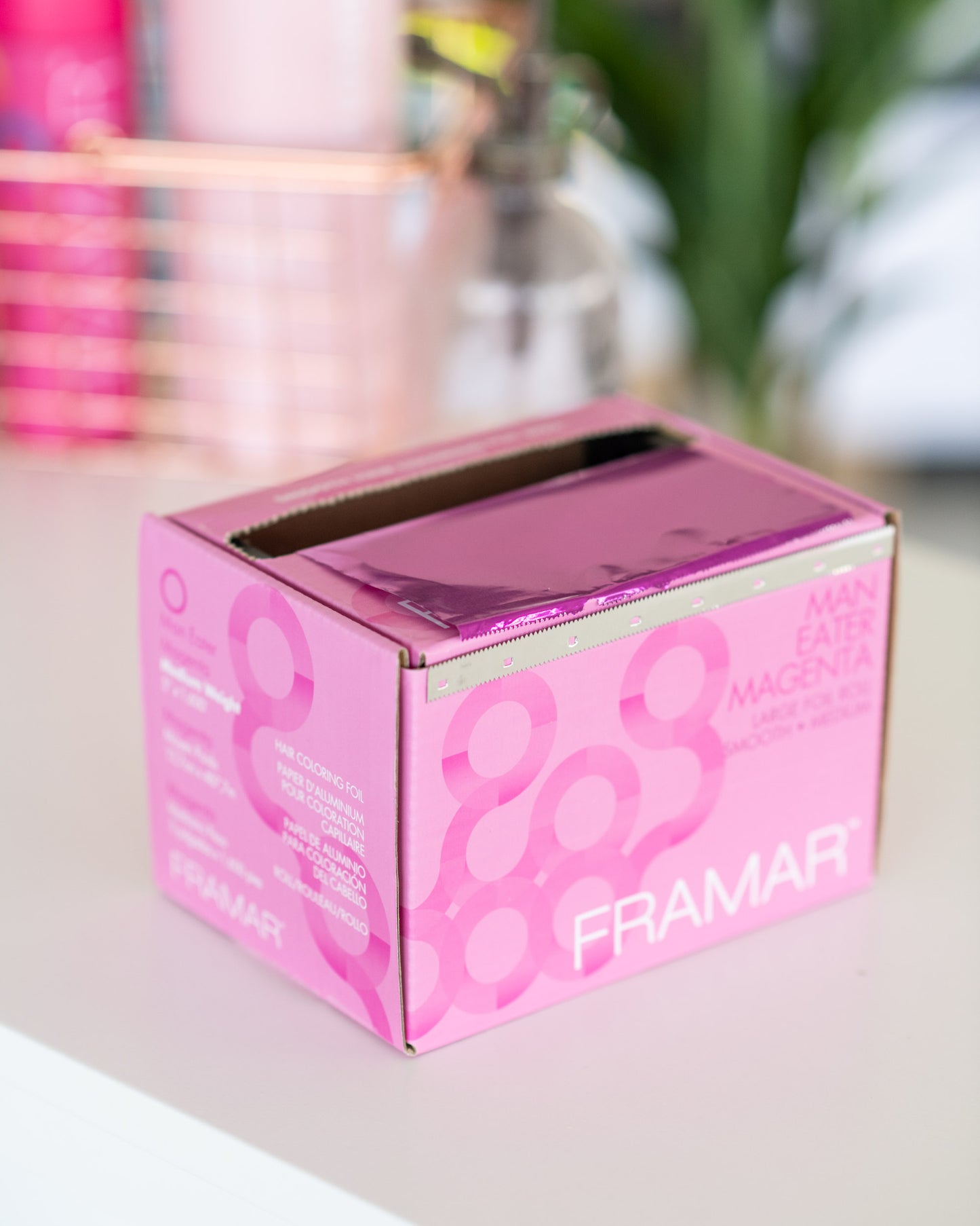 Large Roll Medium Magenta 1600 ft.