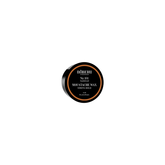 Noberu Moustache Wax Strong Hold Sandalwood 25 ml
